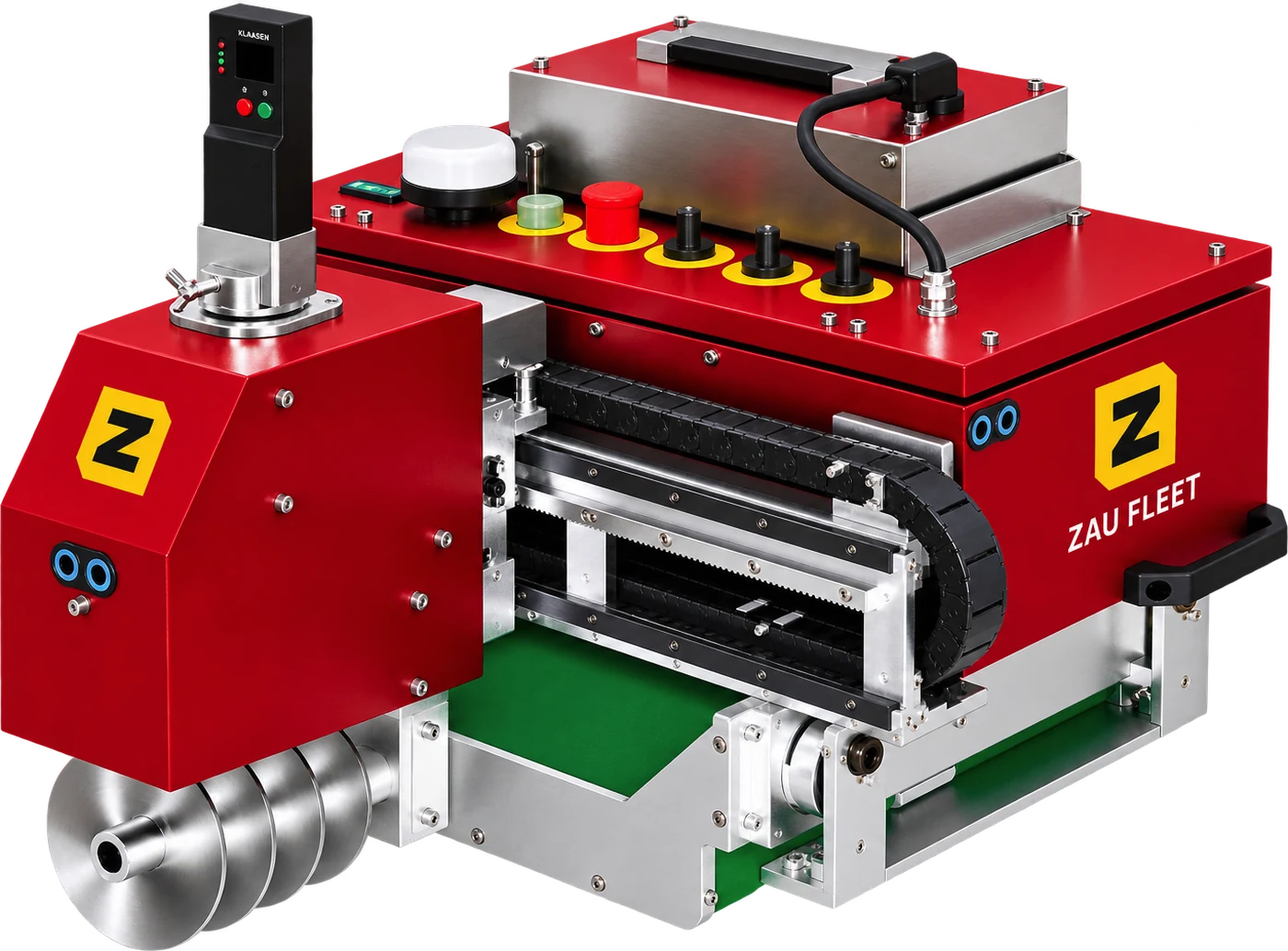 Robot nivelador de betonilha com a marca Zau Fleet